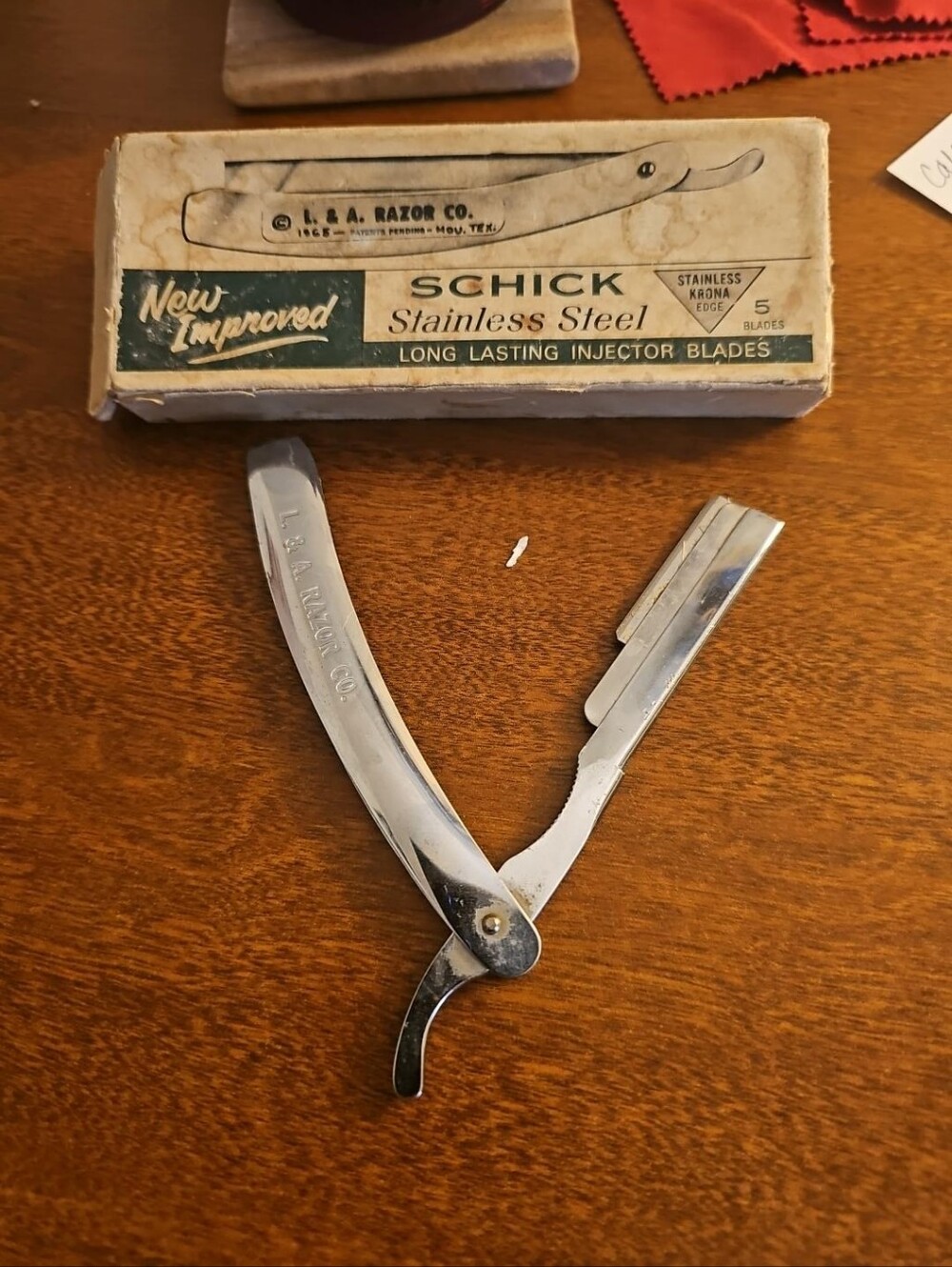 VTG L. & A. Razor Co. Stainless Steel Razor –
